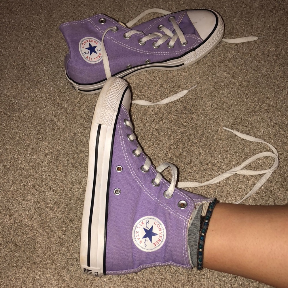Purple Converse!!